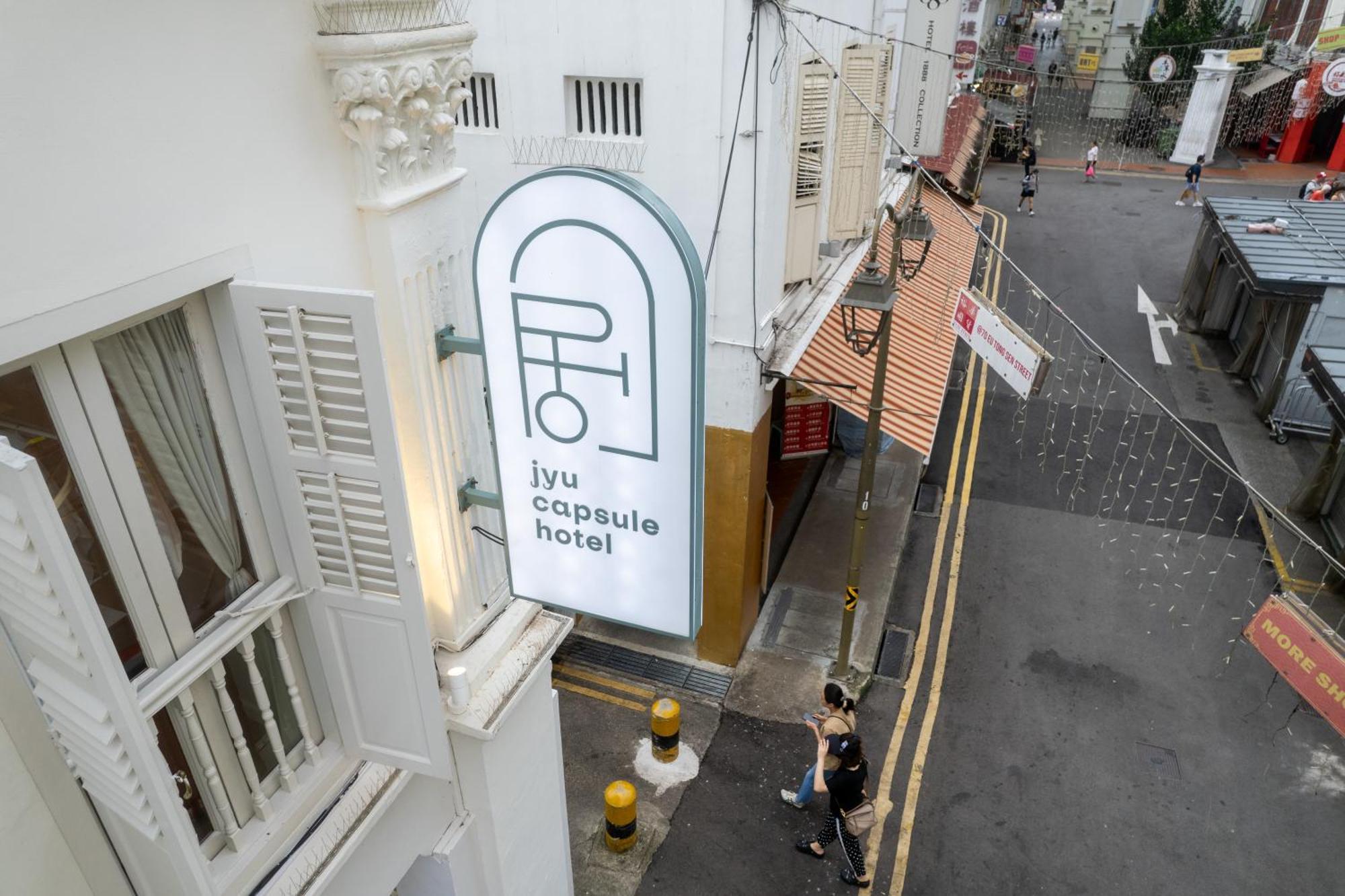Jyu Capsule Hotel Singapur Exterior foto